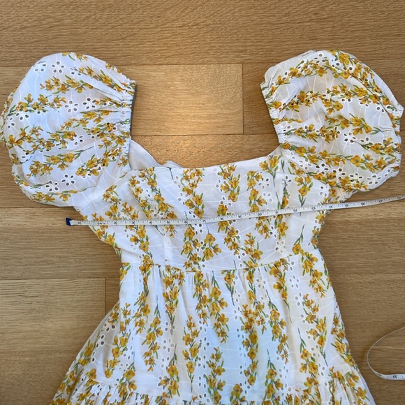 Jessica Simpson Floral Eyelet Mini Dress - Picture 7 of 13